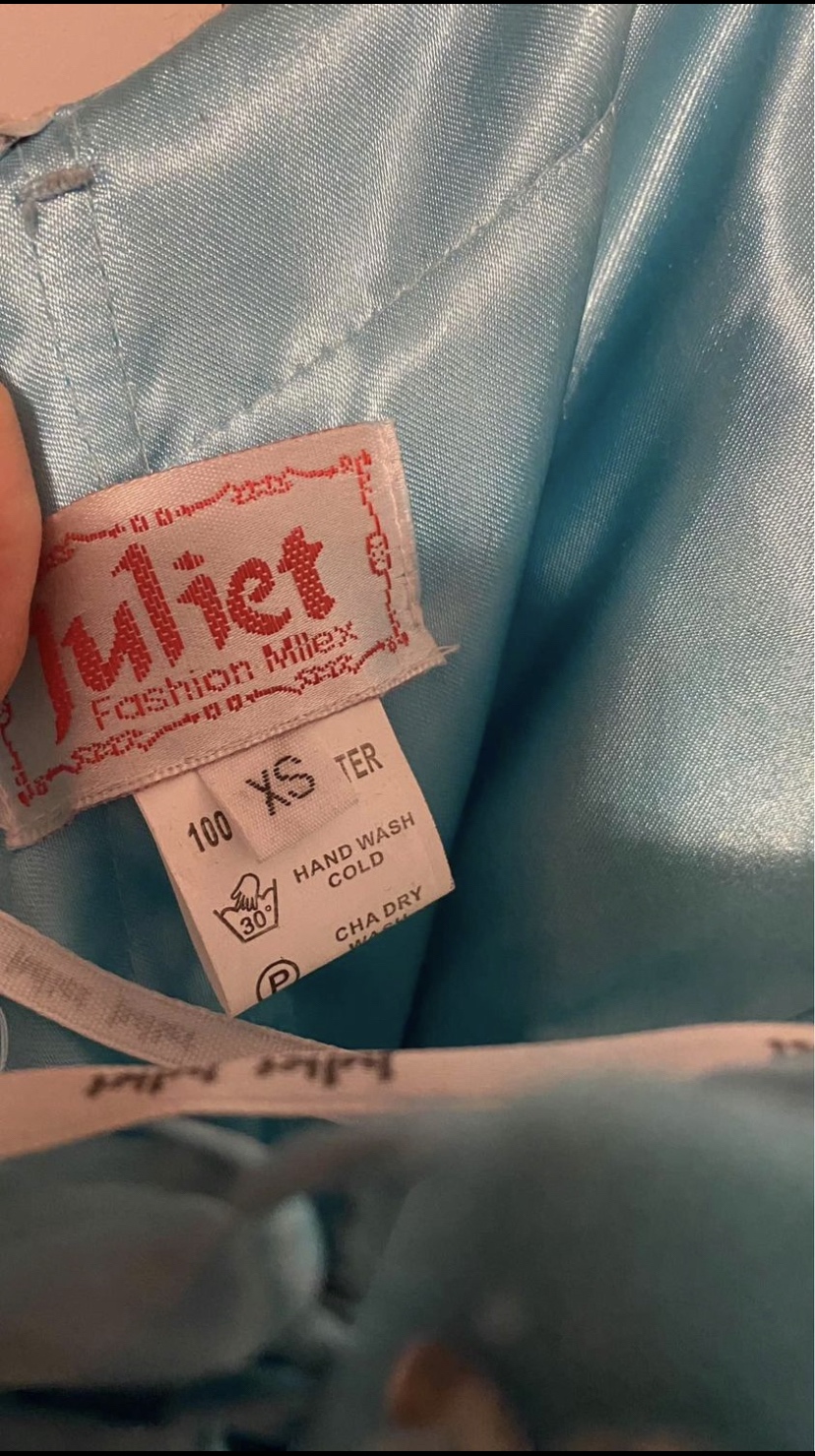 Teal green Grad dress size xs  - made by Juliet - photo 3