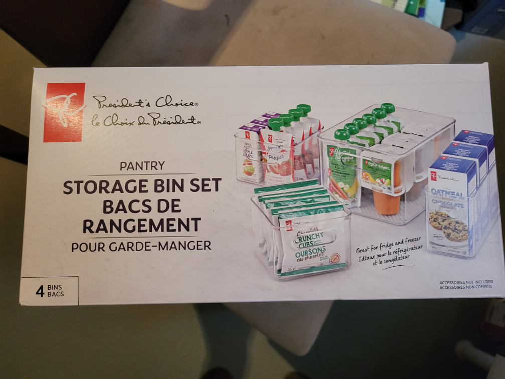 Brand New in Box-Pantry Storage Bin Set thumbnail