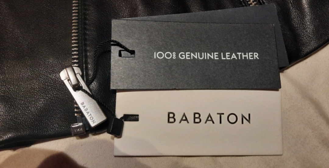 Brand New Kind of Babaton Leather Bomber Jacket 🥕 - photo 4