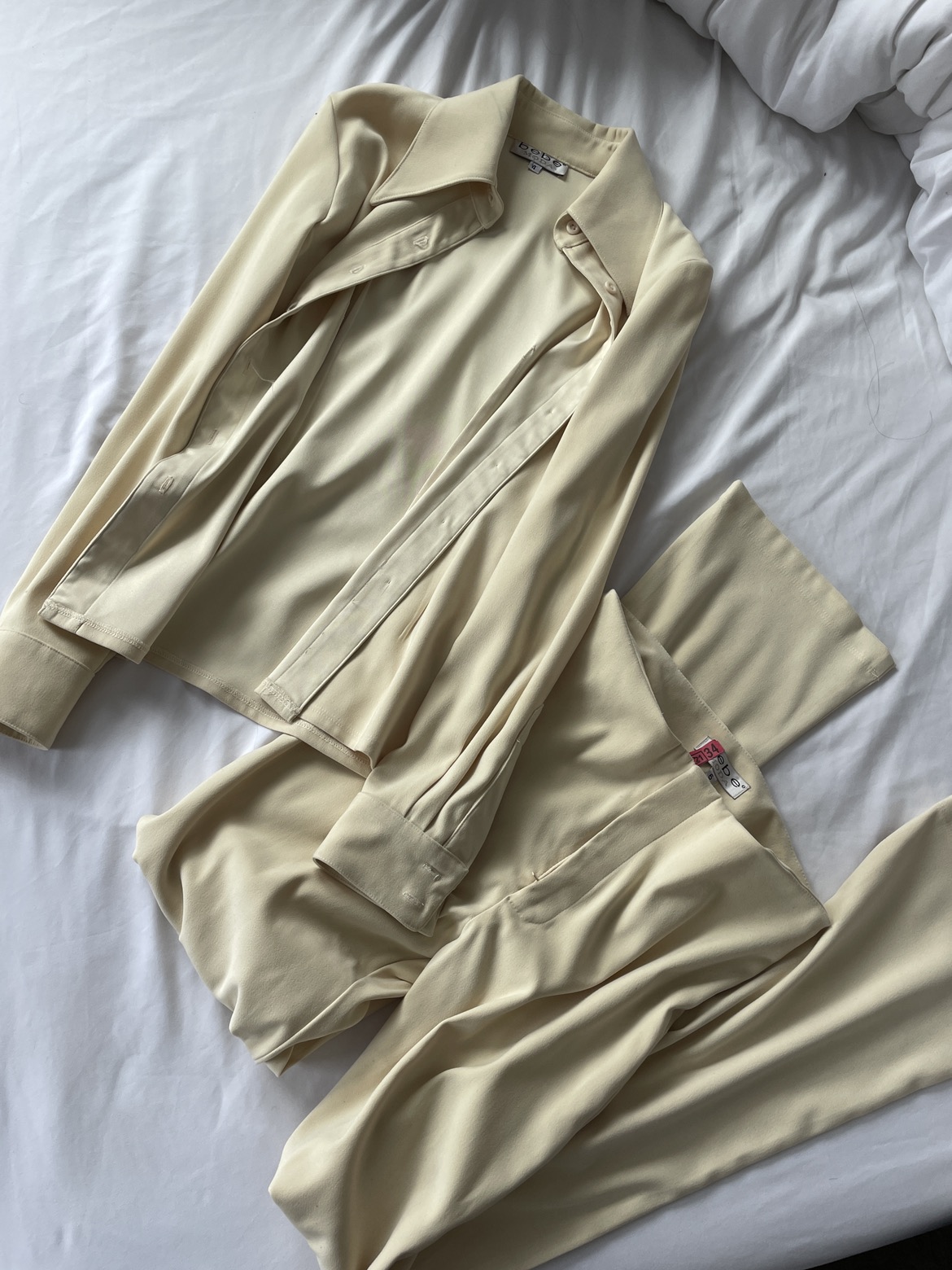 Vintage Bebe Moda Light Yellow Set
