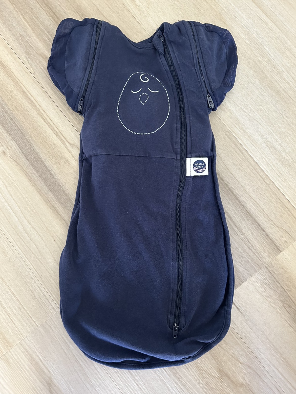 Nested bean swaddle 0-3m