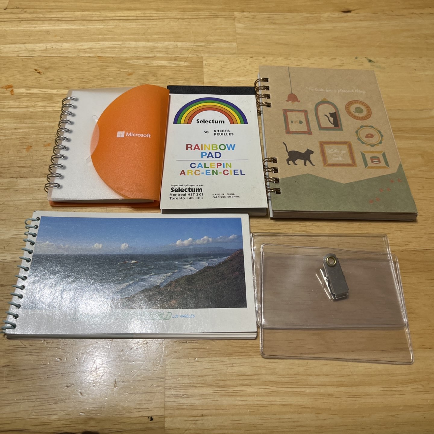 4 Small Notepads, name tag & pass case thumbnail