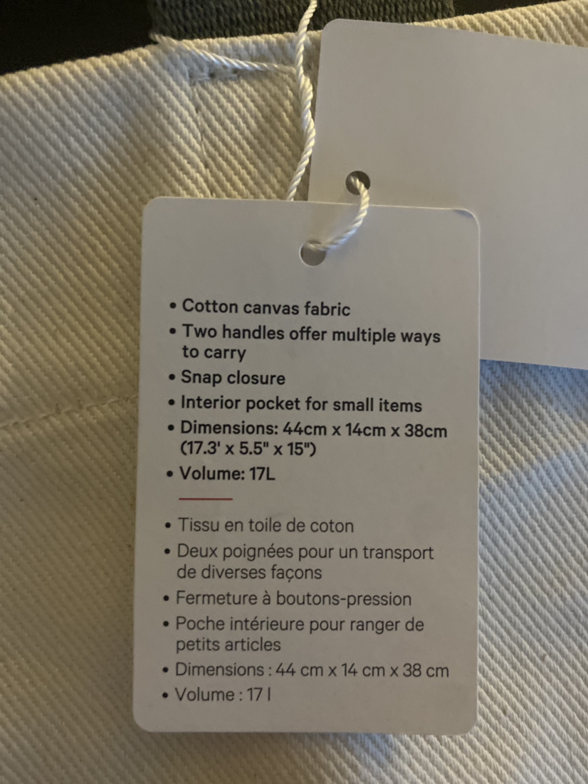Lululemon - Double Handle Canvas Tote - photo 5