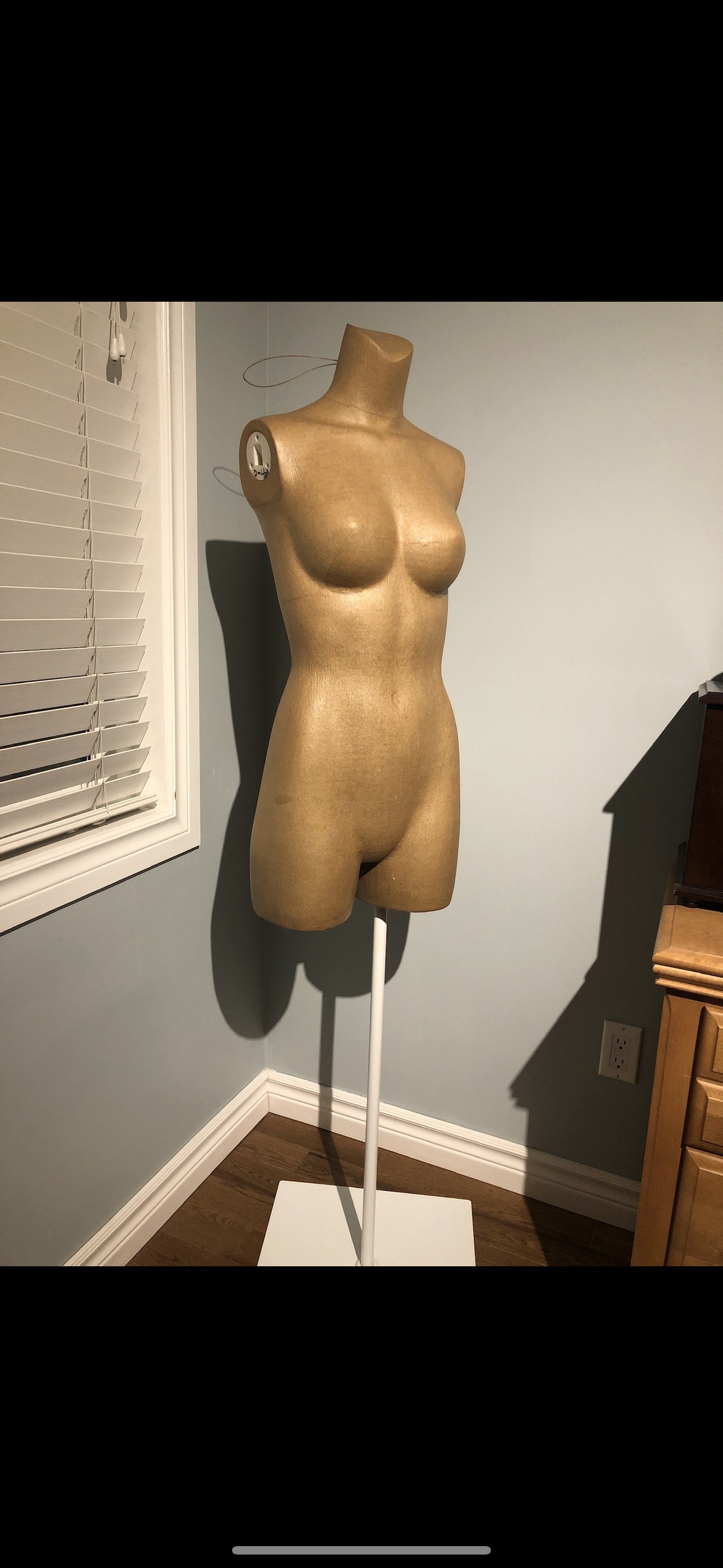Mannequin Female height adjustable with arms