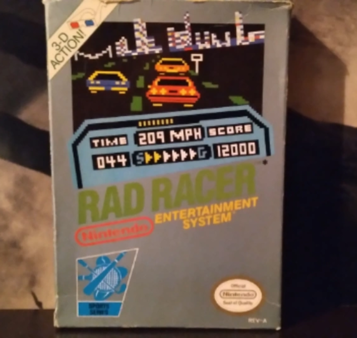 NINTENDO NES GAME - RAD RACER - COMPLETE W/ BOX* image indicator(2)