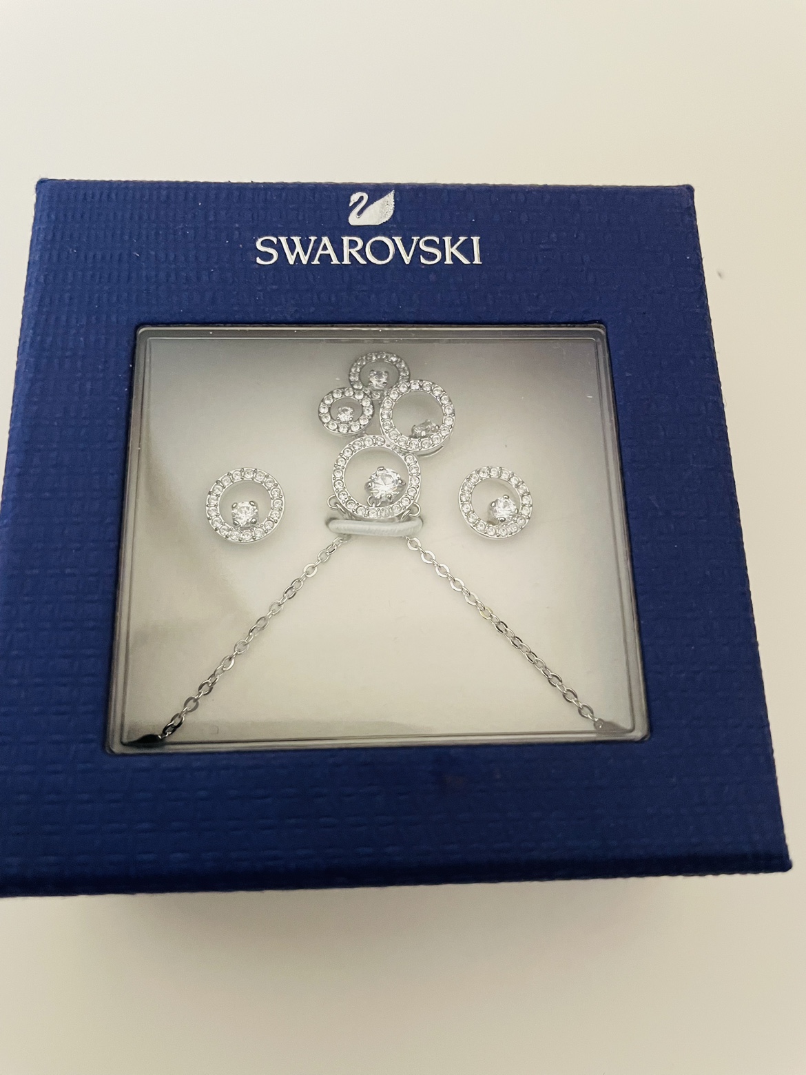 Swarovski Necklace and earrings thumbnail