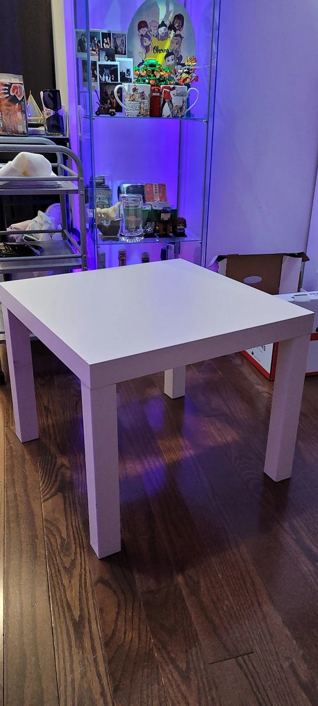 2 LACK Ikea coffee table or nightstand.