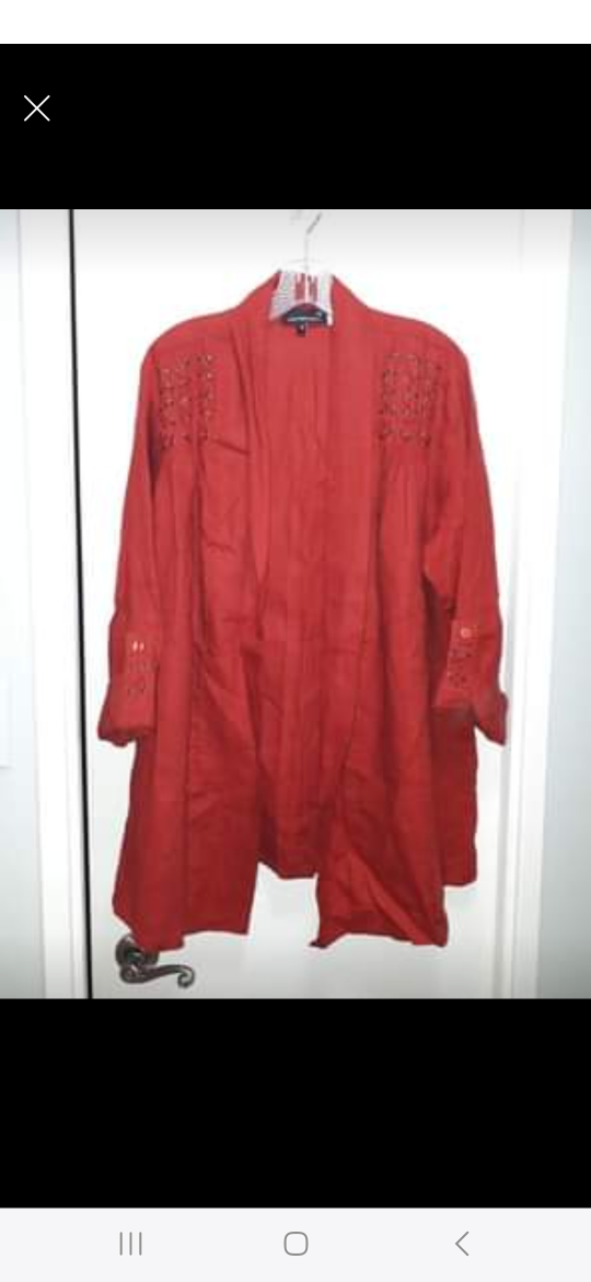 Laura Plus 100% LINEN Blazer, #size18 🤎❤️ image indicator(3)