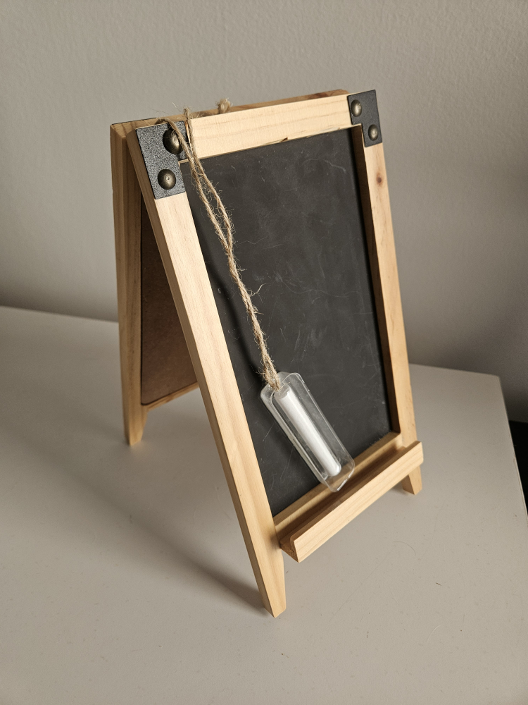 Small chalkboard/bulletin board