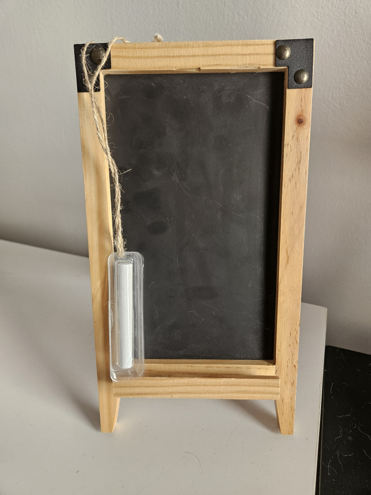 Small chalkboard/bulletin board - photo 2