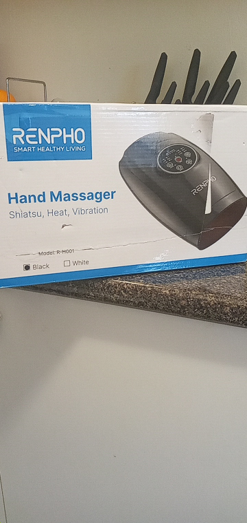 Brand New In Box Renpho Hand Massager In Black