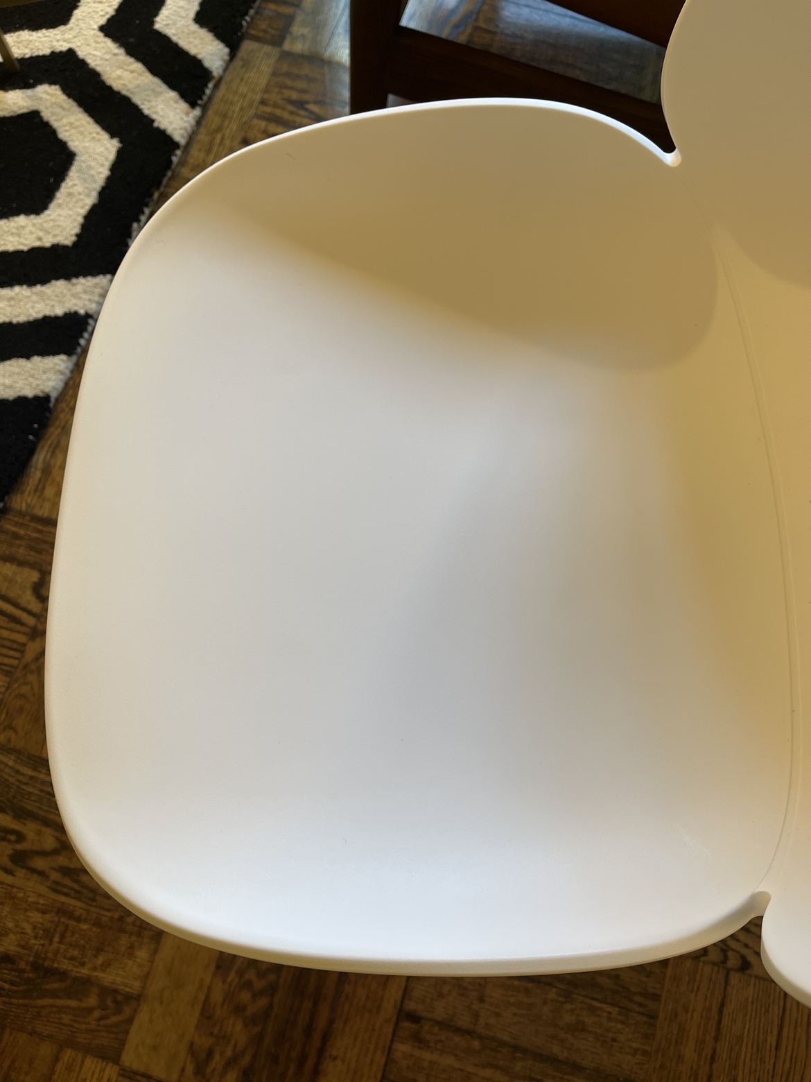 2 Dining chairs - mid century in white and violet - photo 5
