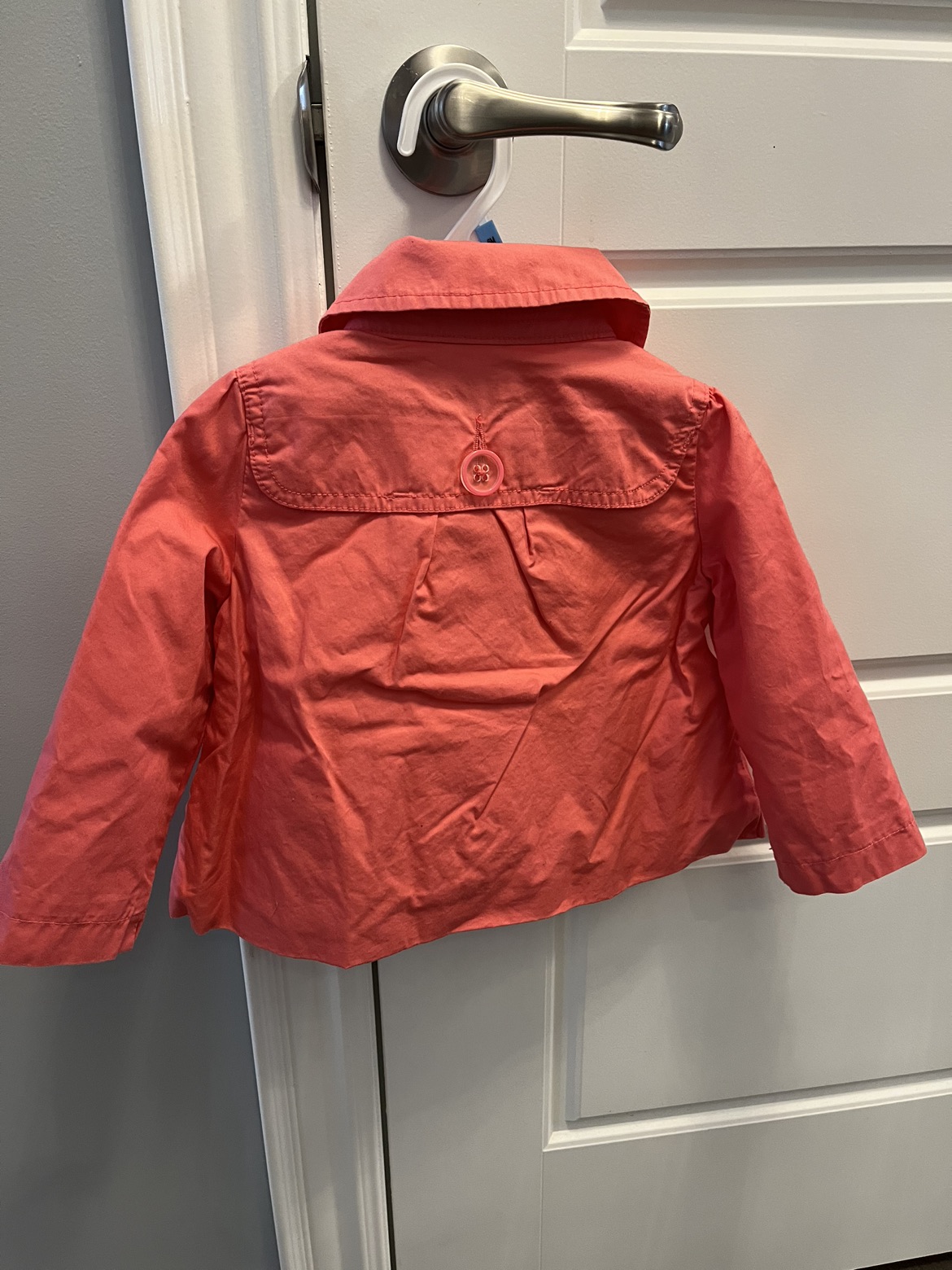 Baby gap pink girls spring jacket 18-24M NWT retail $115 image indicator(2)