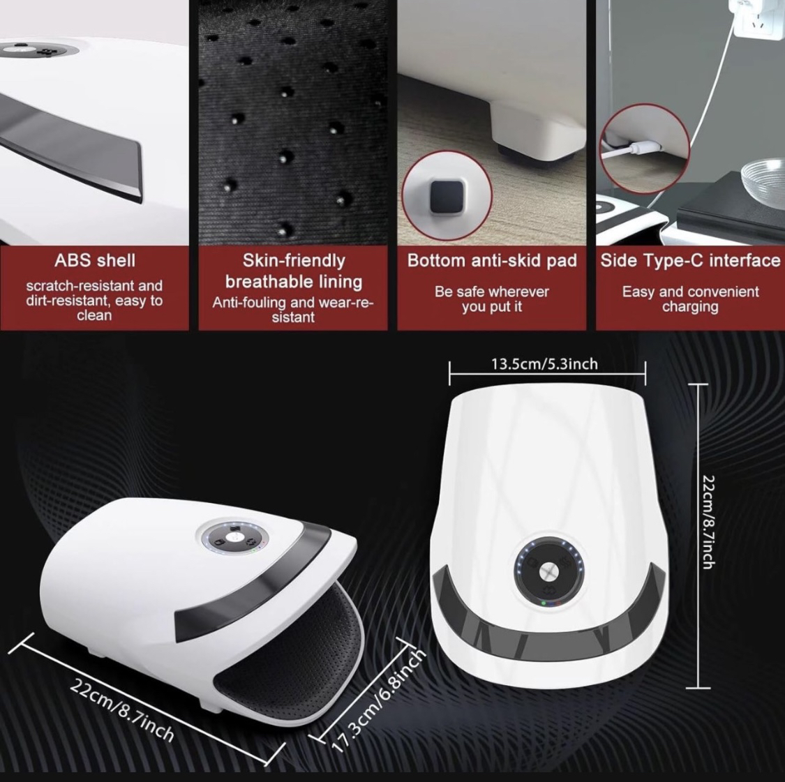 Hand Massager with Compression & Heating - photo 4