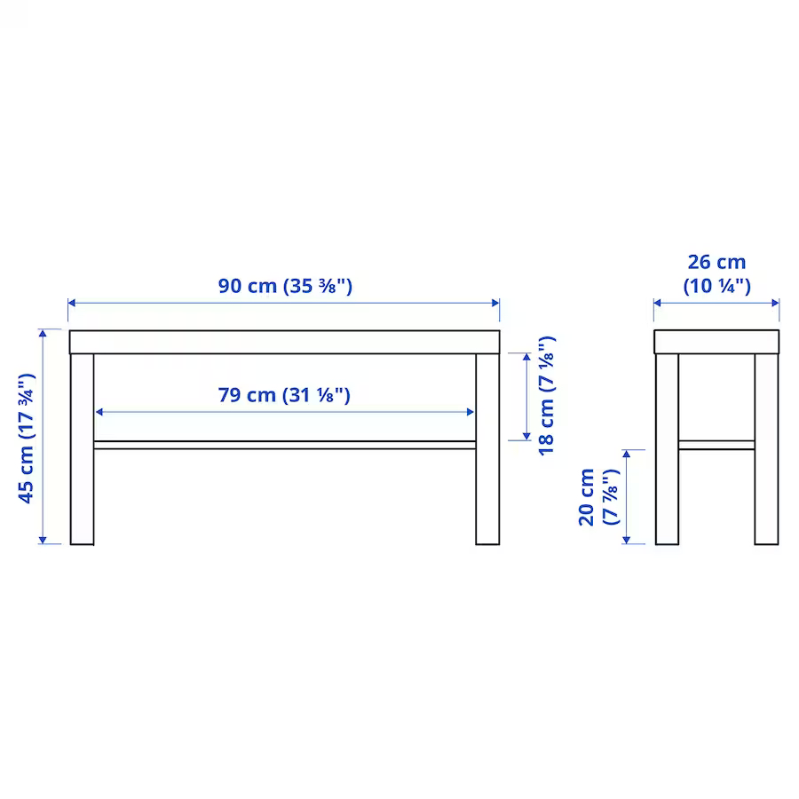 Ikea LACK TV Bench, black - photo 4