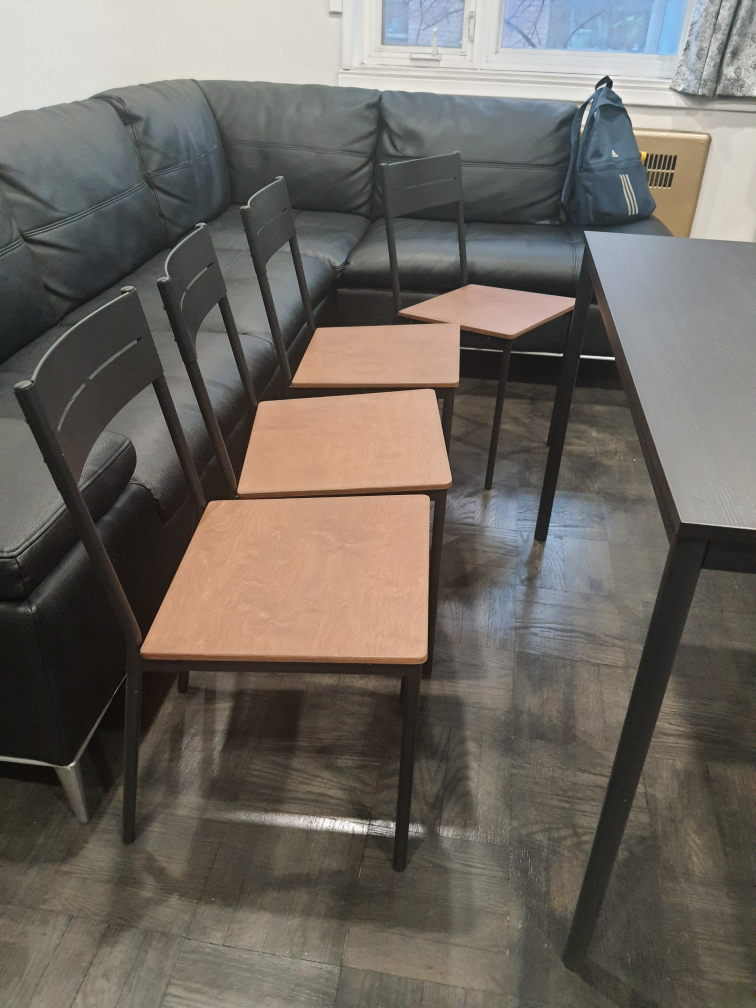 Dining table with 4 chairs