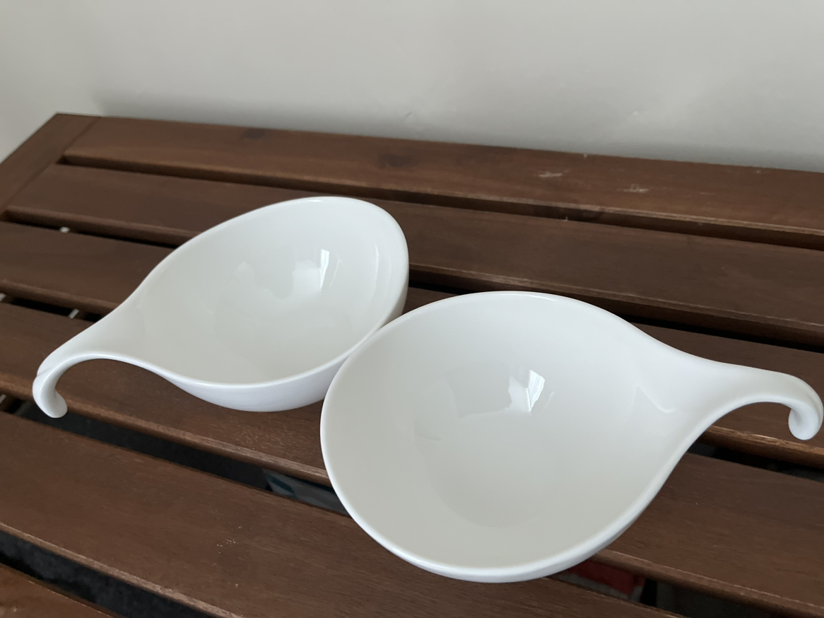 Oslo porcelain gravy boat – set of 2