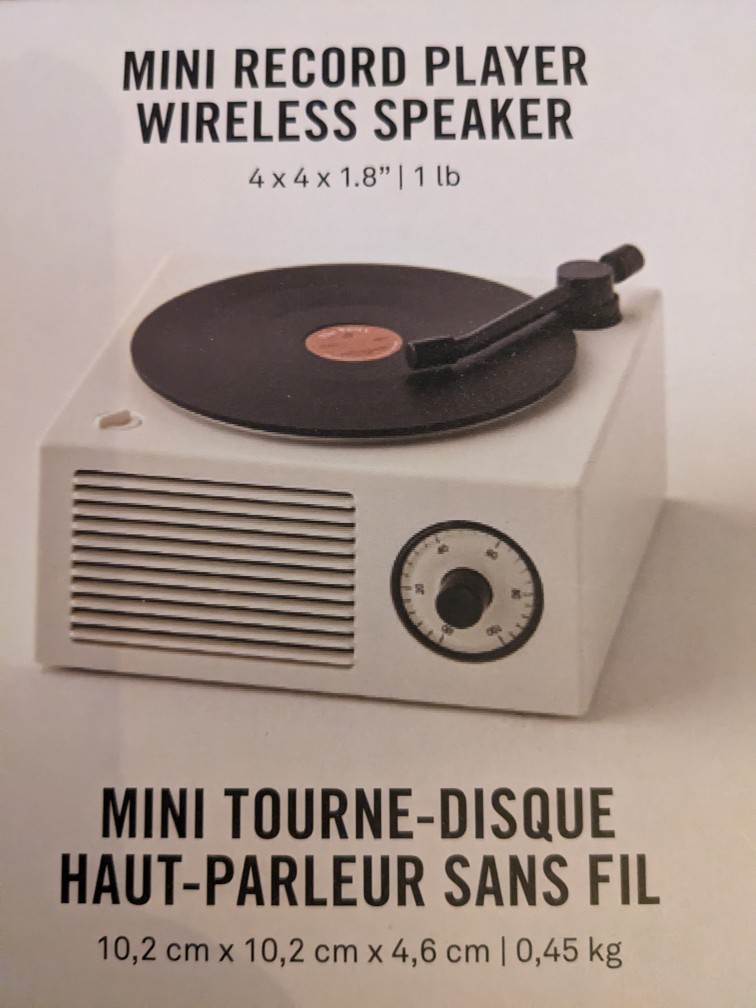 UO Exclusive Wireless Mini Turntable Speaker  🏈 image indicator(2)