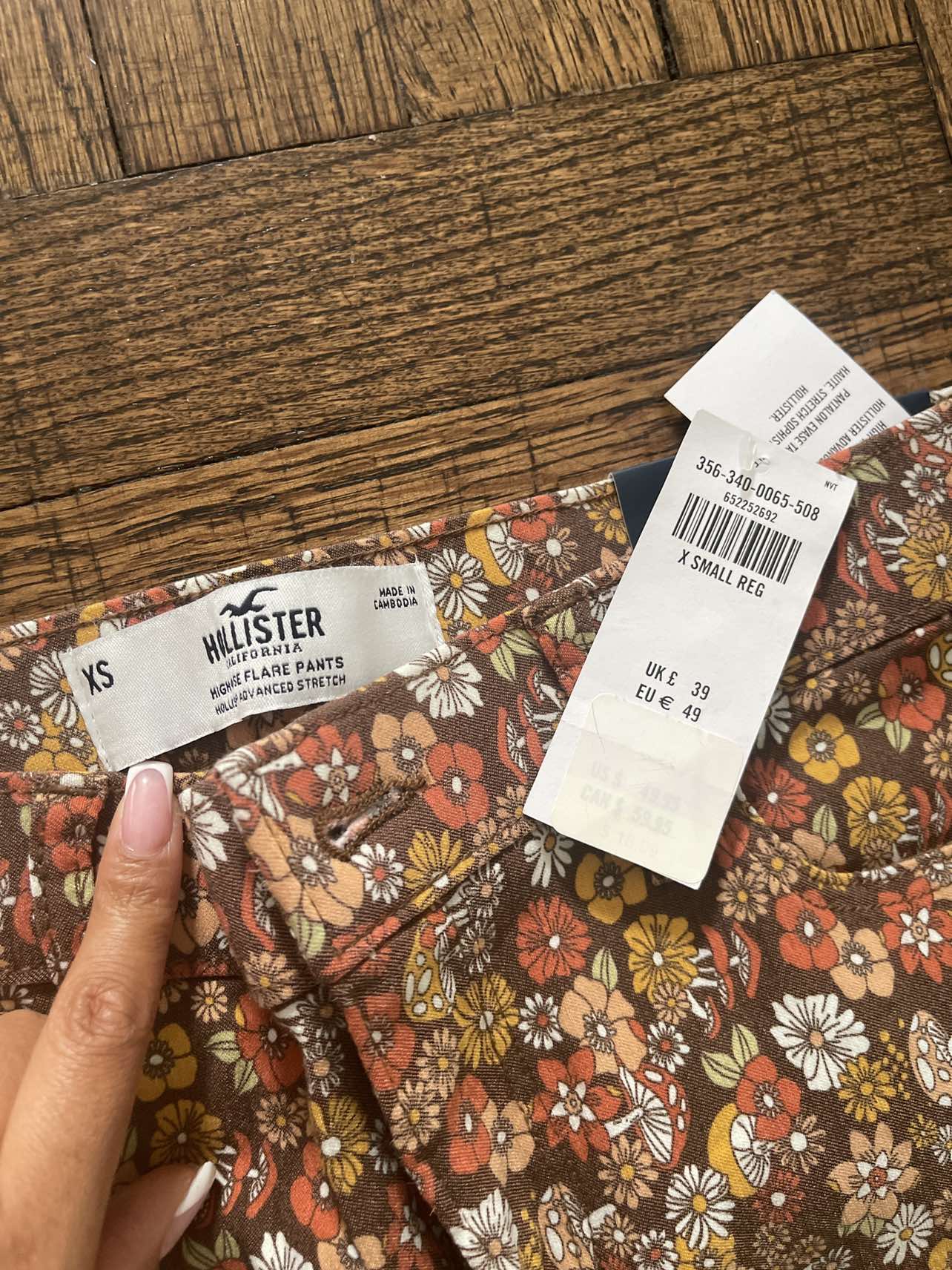 Hollister high rise flare pants