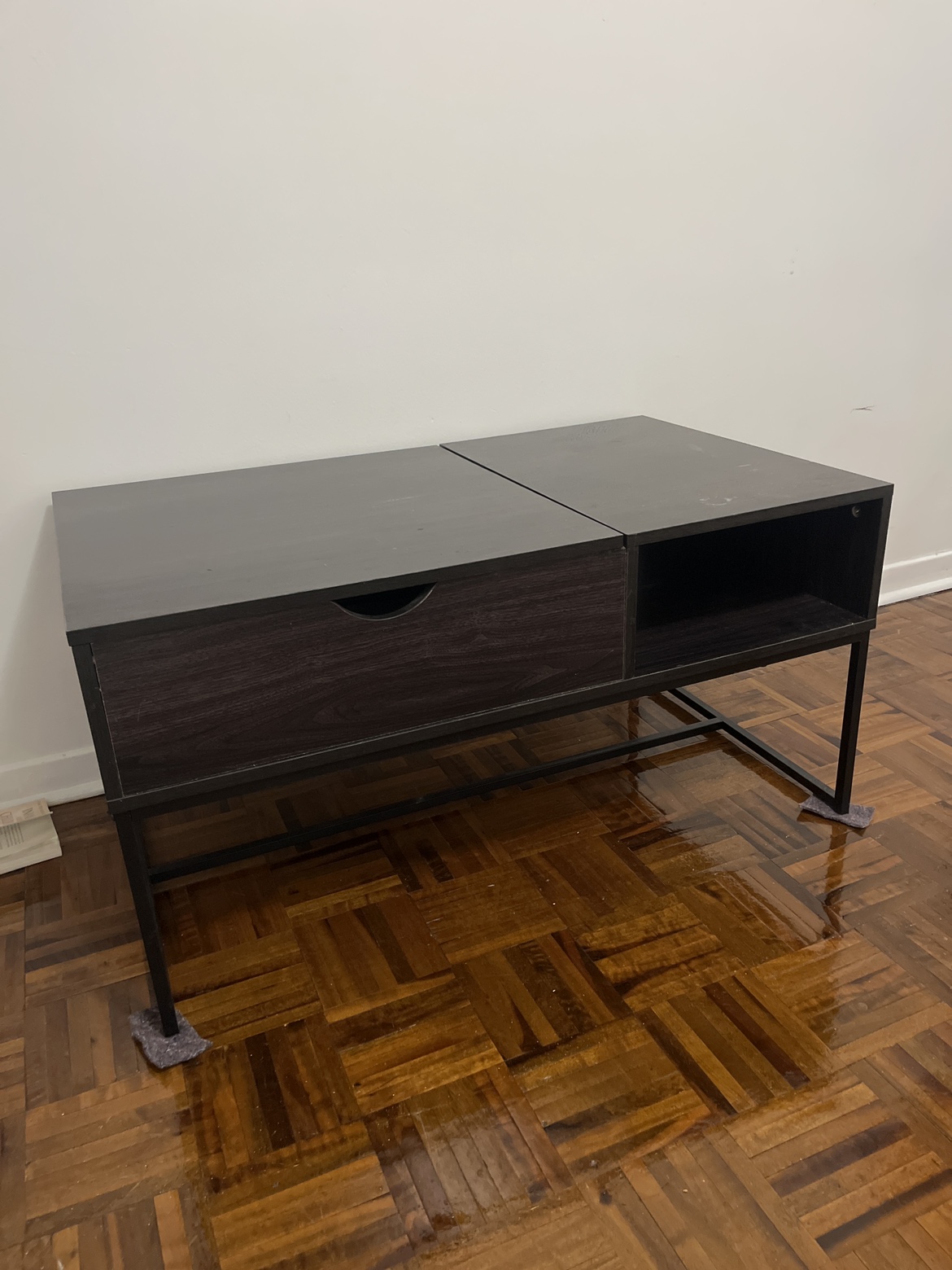 Coffee table with storage