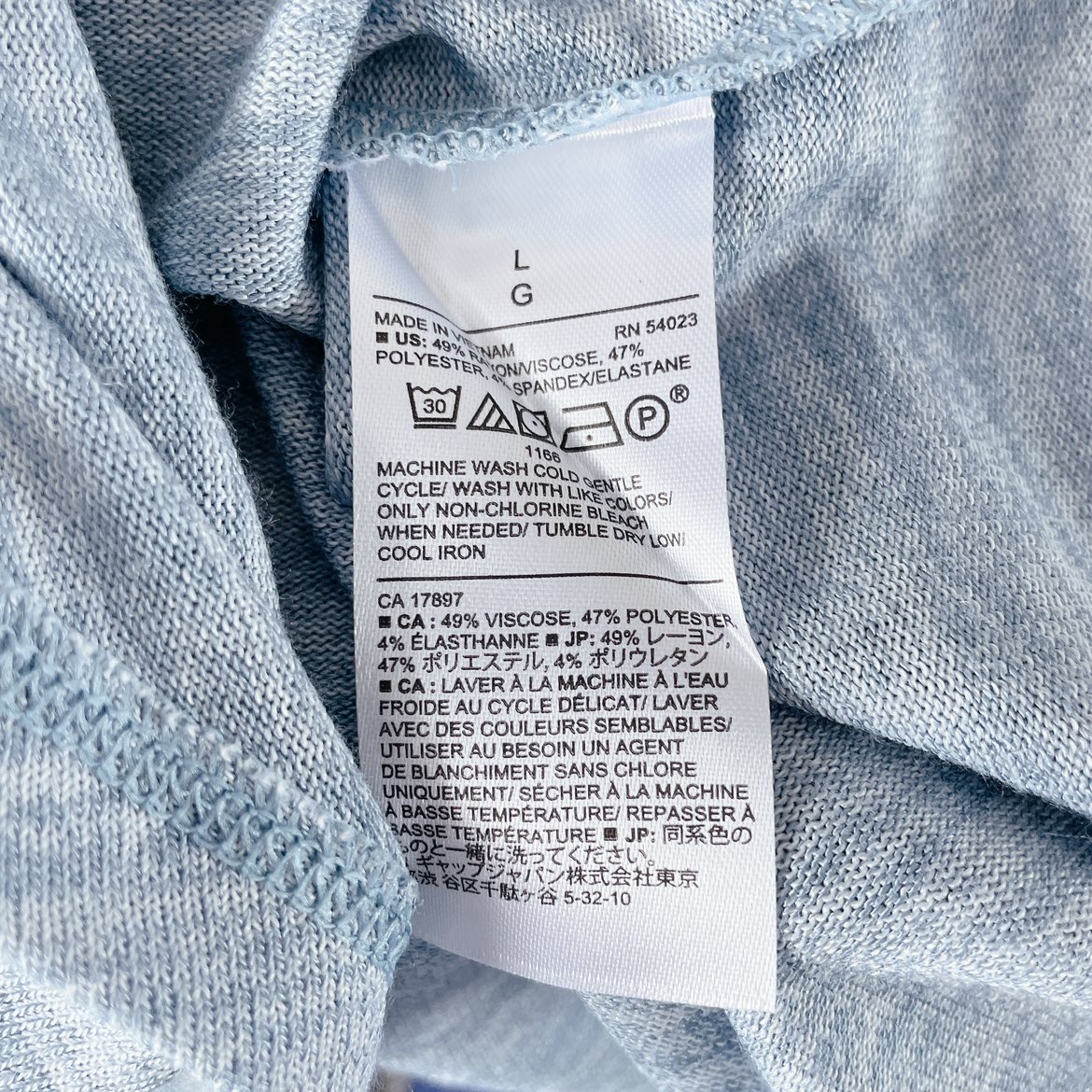 Banana Republic LARGE light blue shirt women’s NEW with tags image indicator(7)