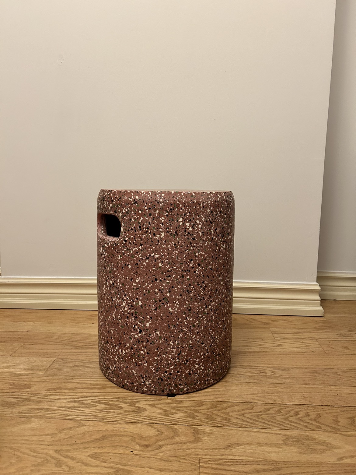 Terrazzo concrete table pedestal thumbnail