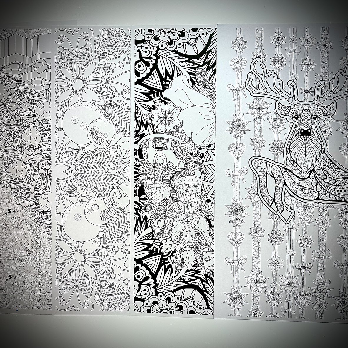 Mandalas & Velvet / Fuzzy Colouring Posters with Markers - photo 5