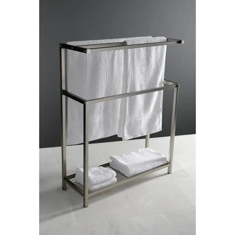 Iron Towel Rack with Shelf