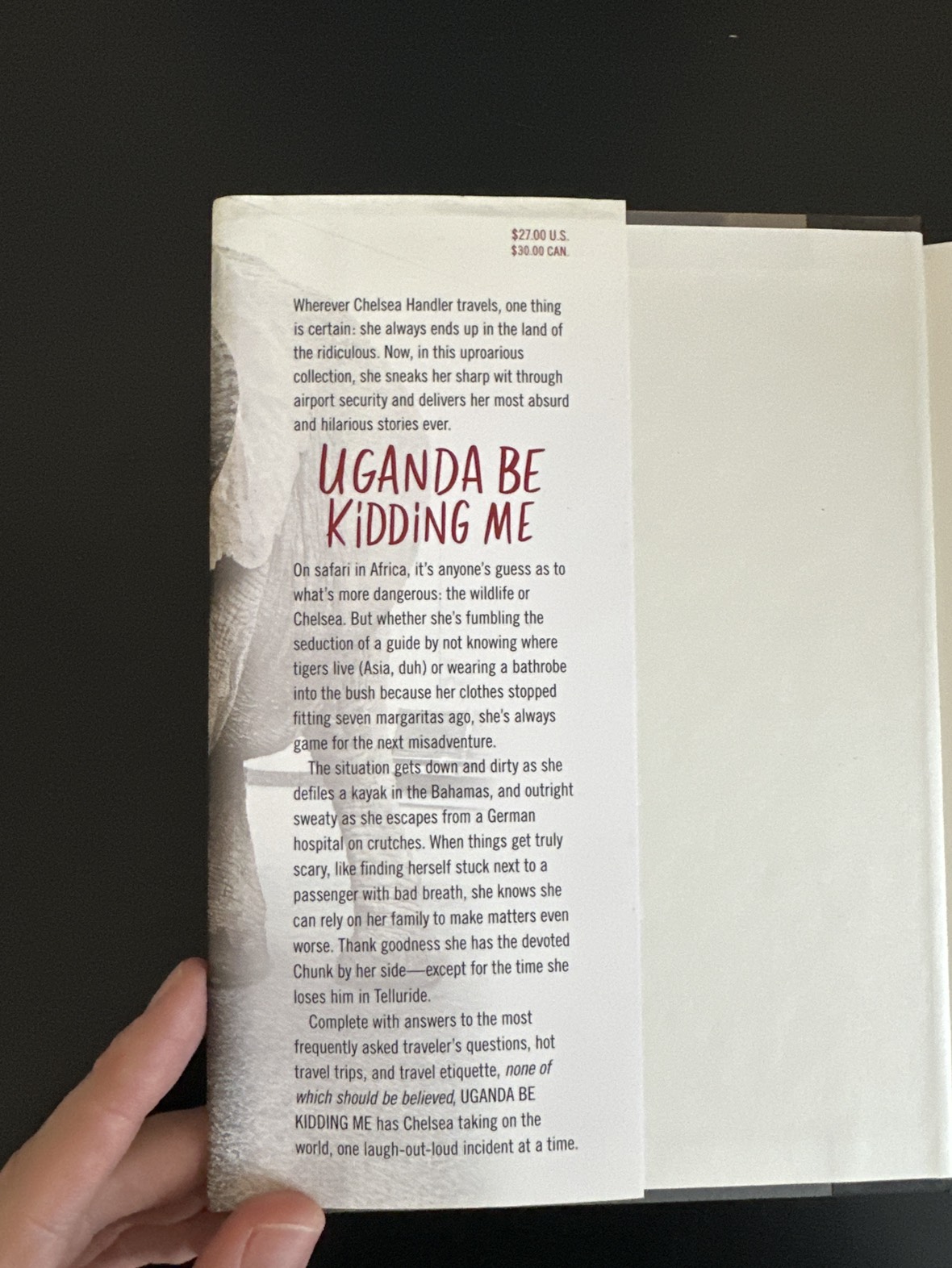Chelsea Handler - Uganda Be Kidding Me hardcover - photo 3
