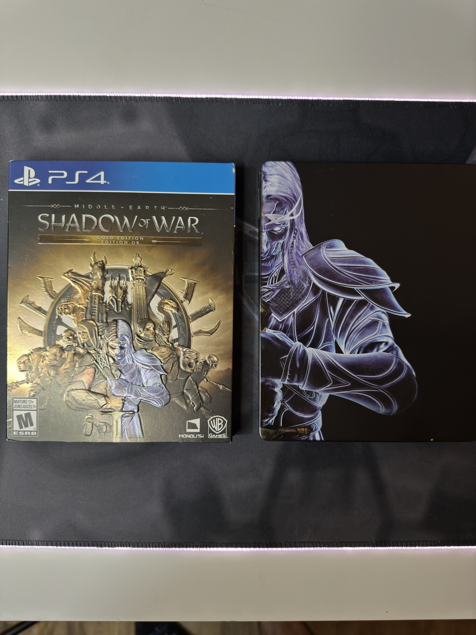 Shadow of War steelbook ps4 thumbnail