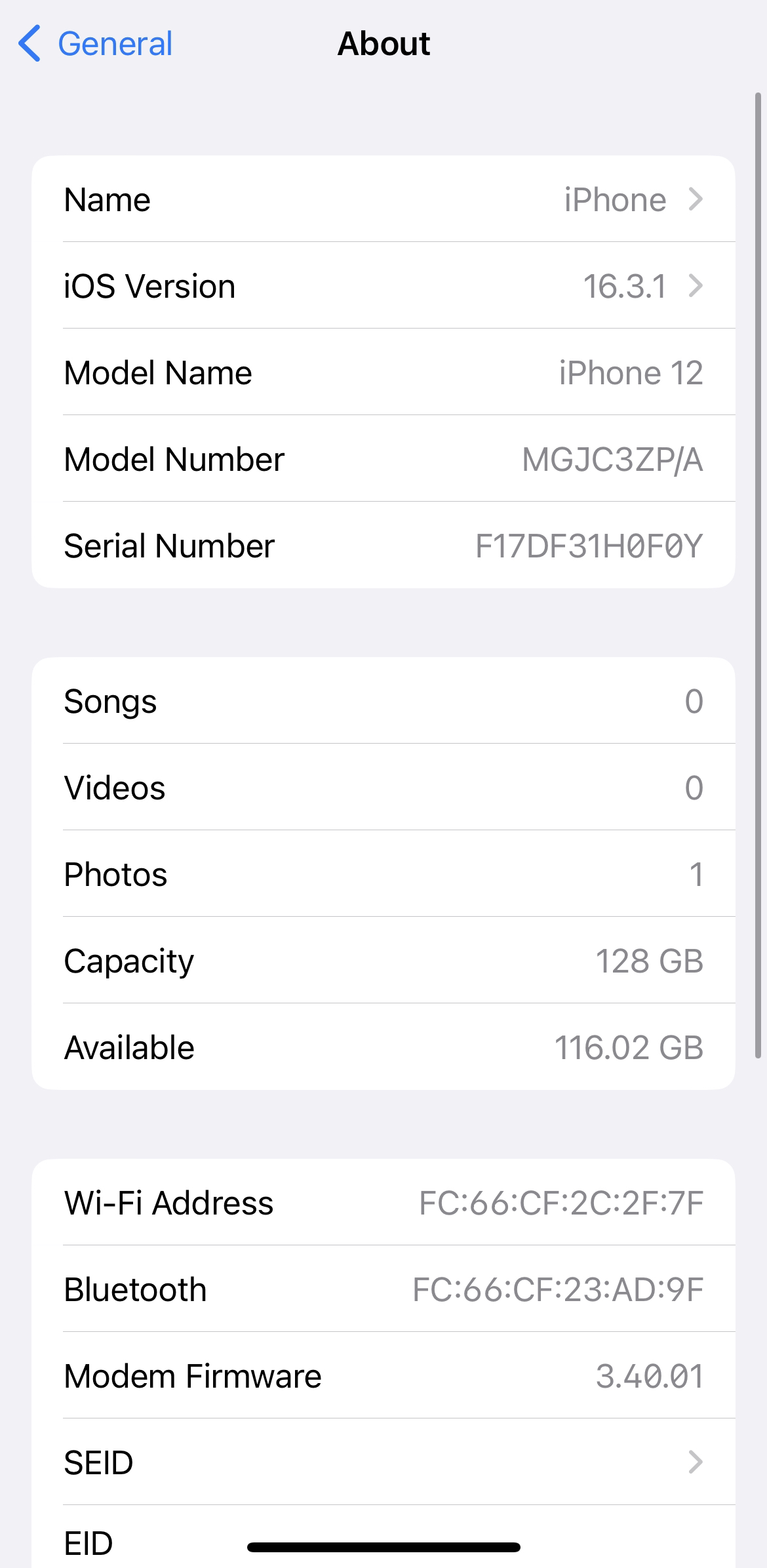 Iphone 12 with 125 GB Storage - photo 3