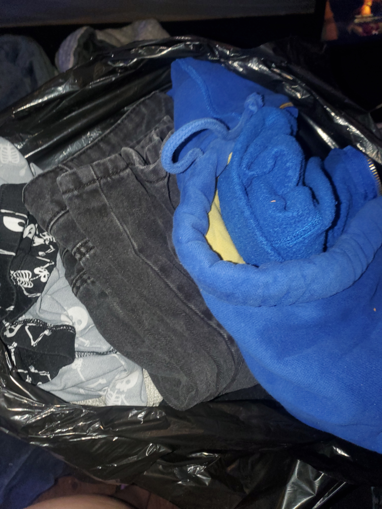 Bag of women's clothing