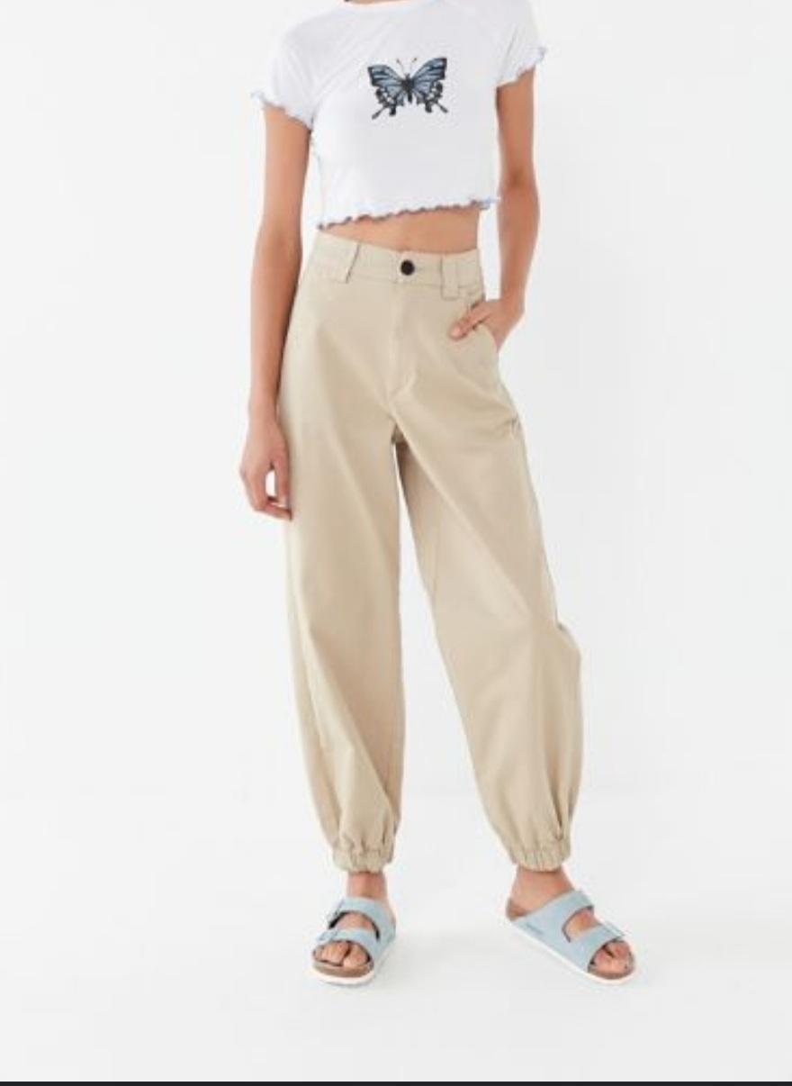 High-Rise Fashion Pants