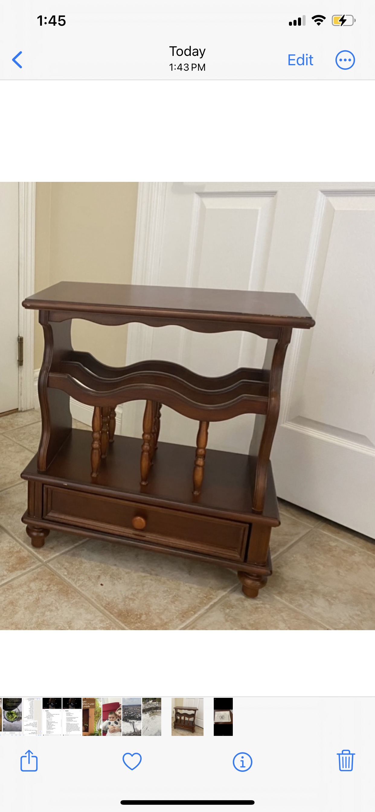 Chair side table thumbnail