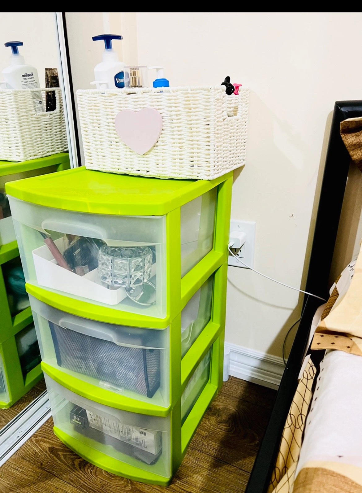 Side table drawer