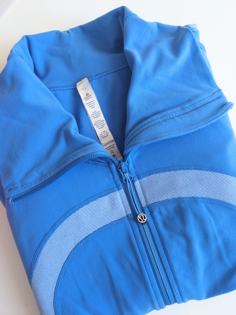 Lululemon Blue Zip Up
