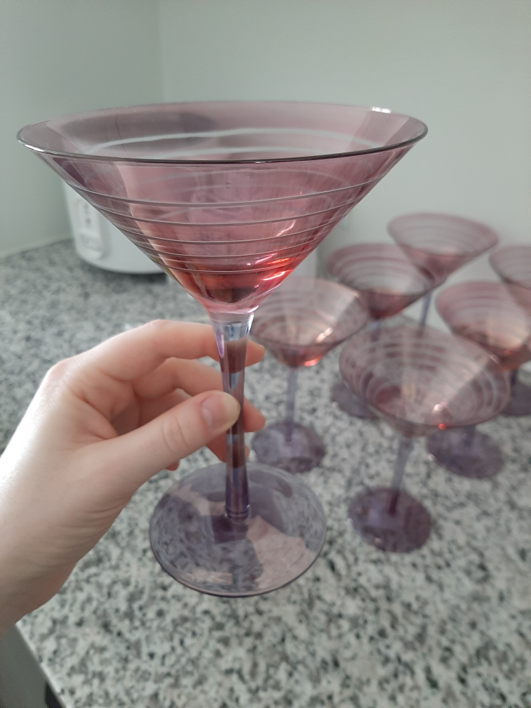 7 NEW Martini Glasses 🏈