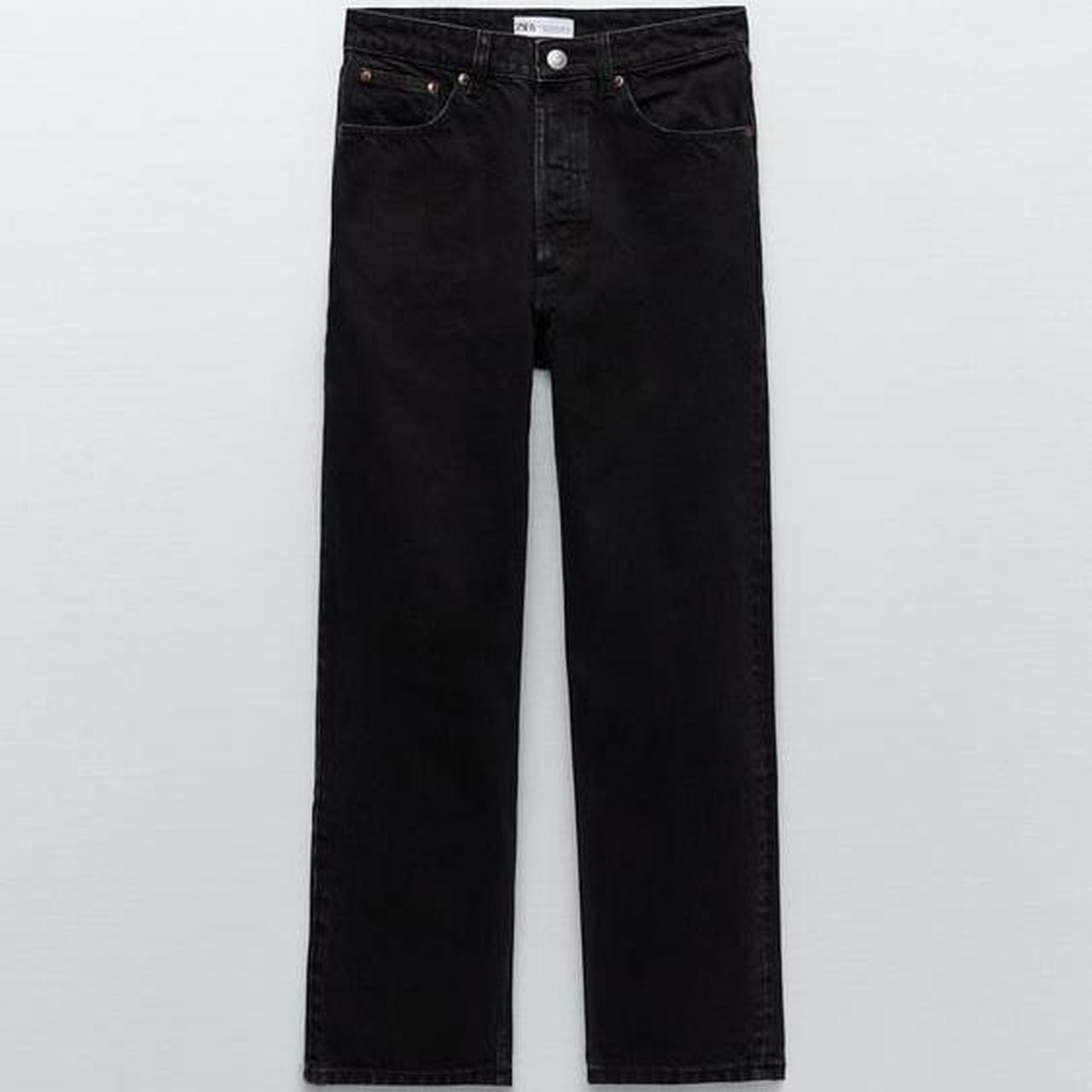 Zara Black Straight Leg Jeans - photo 2