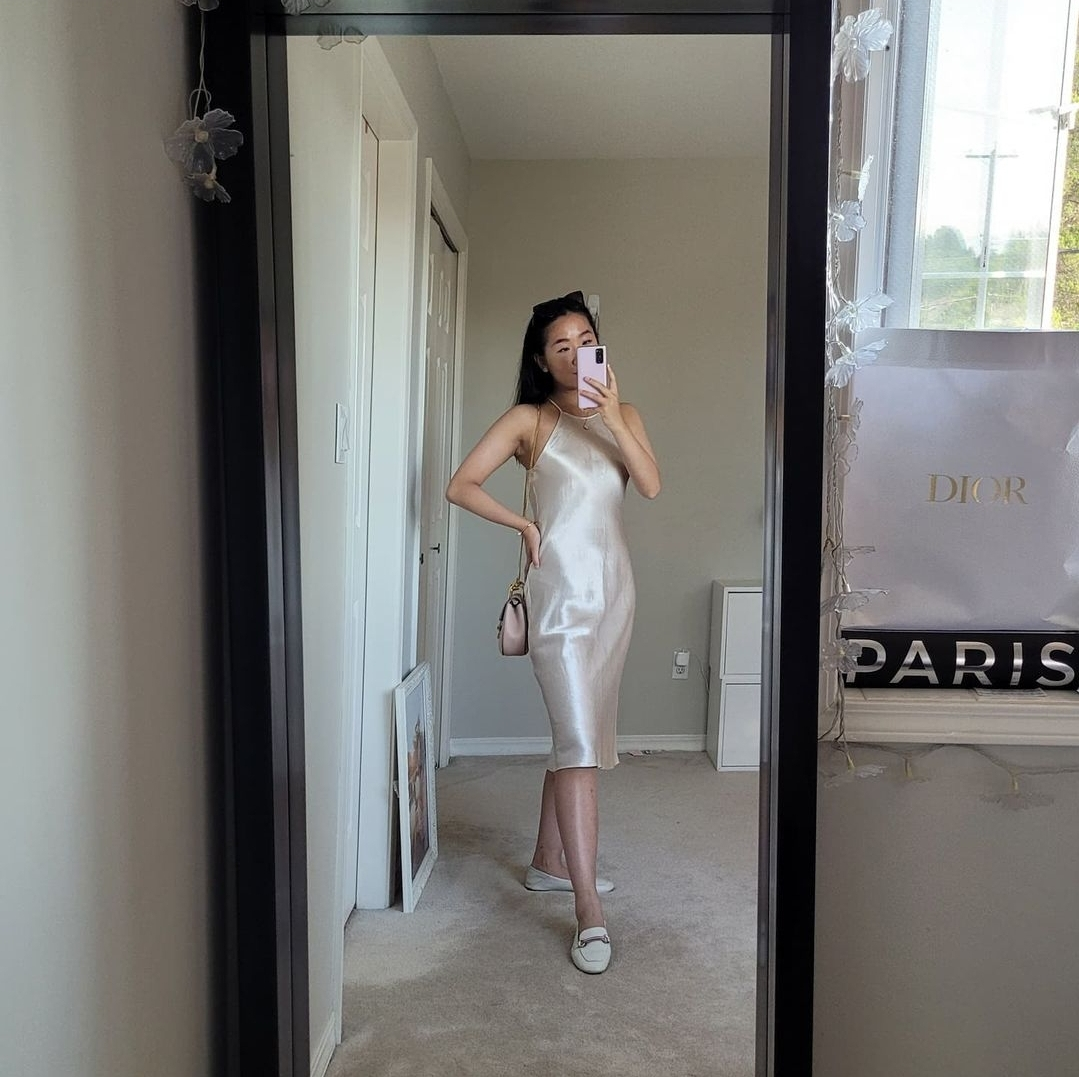 Babaton lato slip Dress