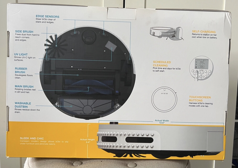 NEW! Bobi Classic Robotic Vacuum In Box - photo 2