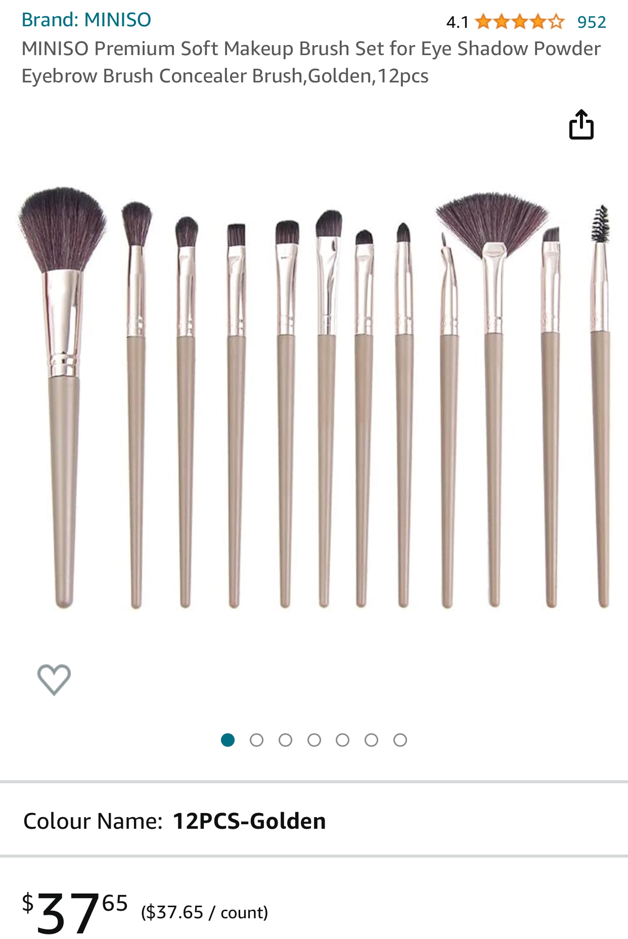 Makeup brush set