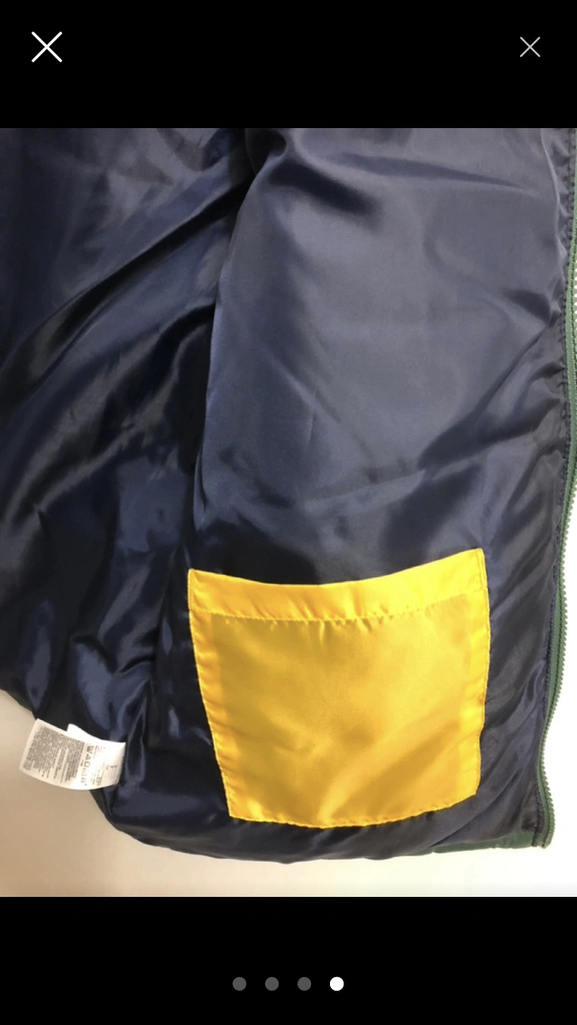 Like NEW OLD NAVY men’s green puffer vest down jacket size:small image indicator(4)