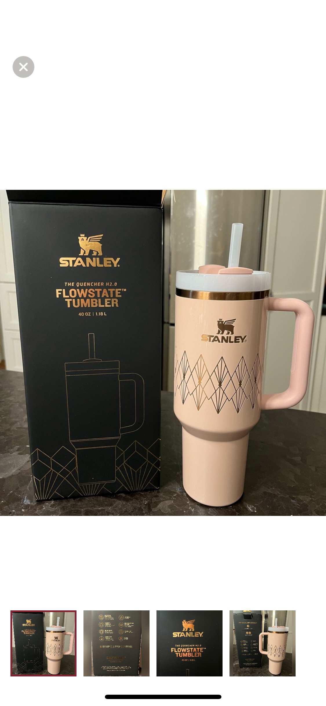 Stanley Quencher 40oz limited edition tumbler thumbnail