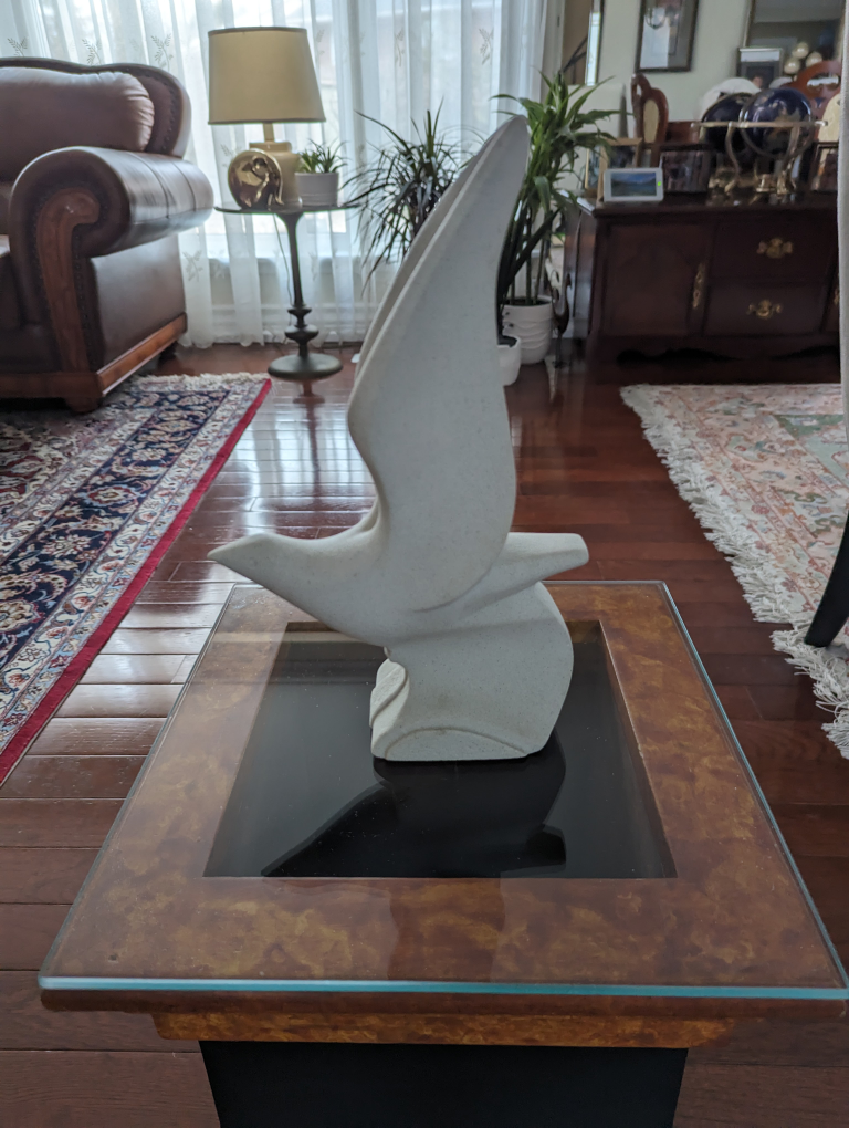 Vintage Marbell Stone Art Belgium - The Dove