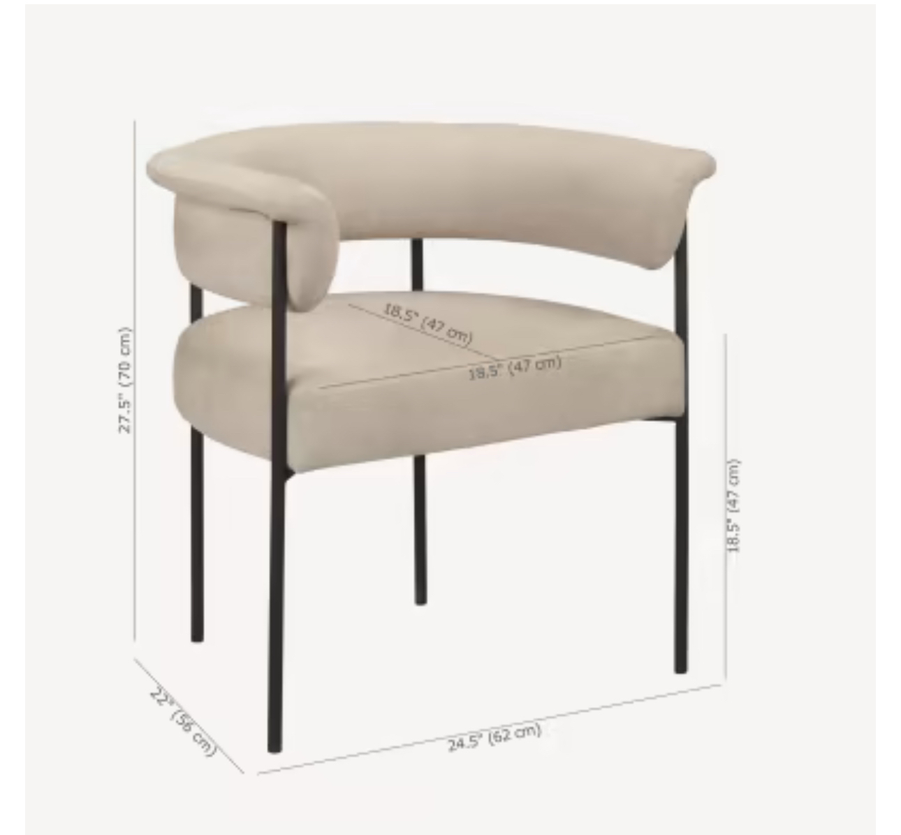 Fabric lounge chair - photo 2
