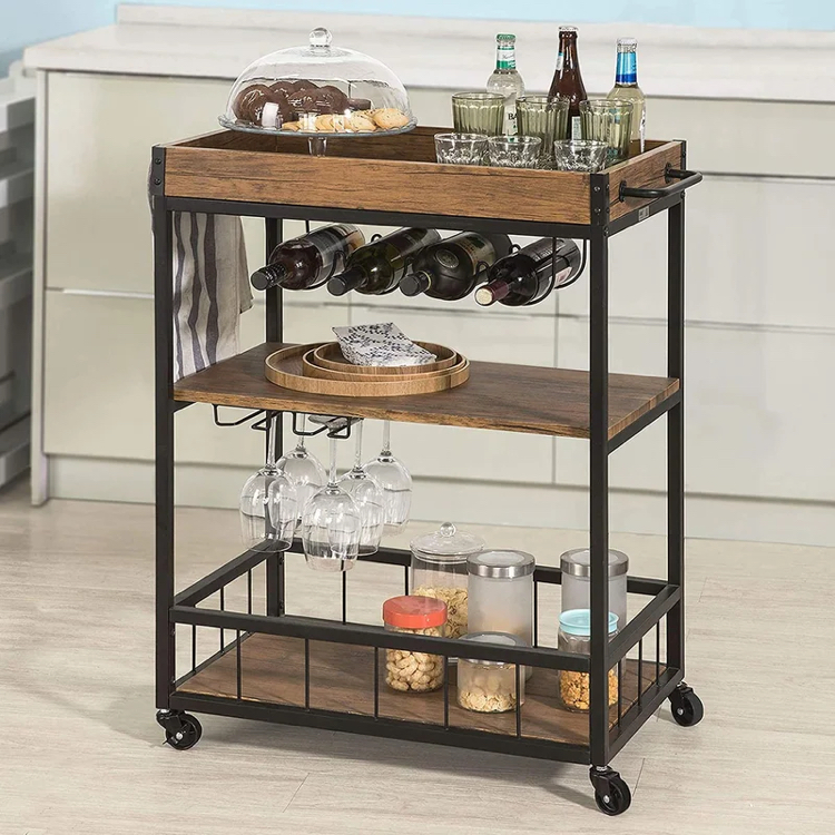 Bar Cart (Wine Rack & Glass Storage) - photo 2