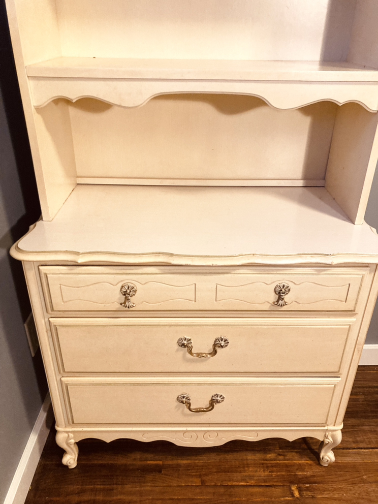 Vintage off-white dresser set - photo 4