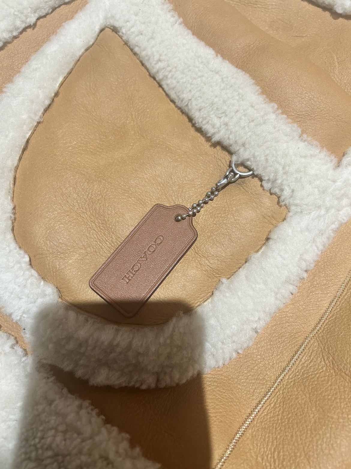Coach genuine shearling reversible parka - photo 4