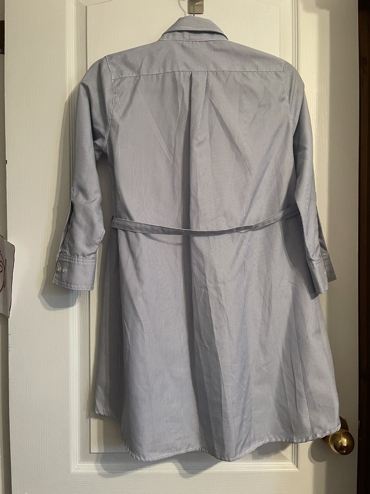 American Apparel Pinstripe Extralong Blouse image indicator(2)