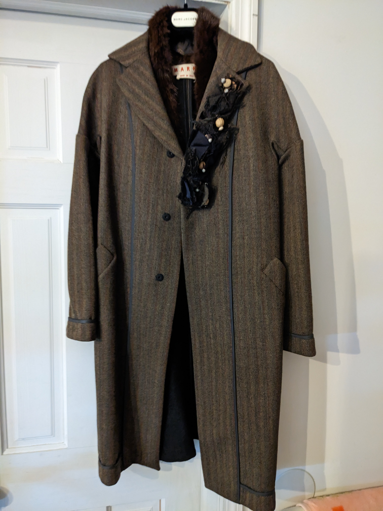 Marni Winter wool Corsage coat Sz 38 🥕 image indicator(3)